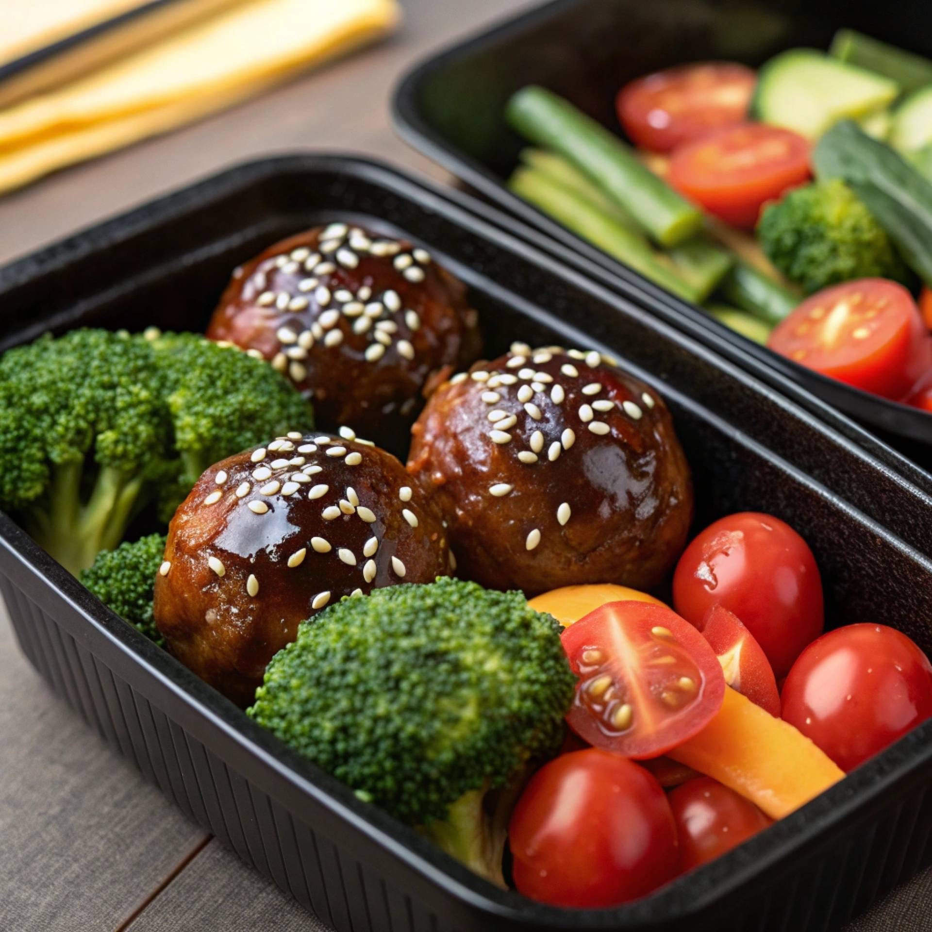 Chicken Teriyaki Meatballs - LOW CARB (NOT GLUTEN FREE)