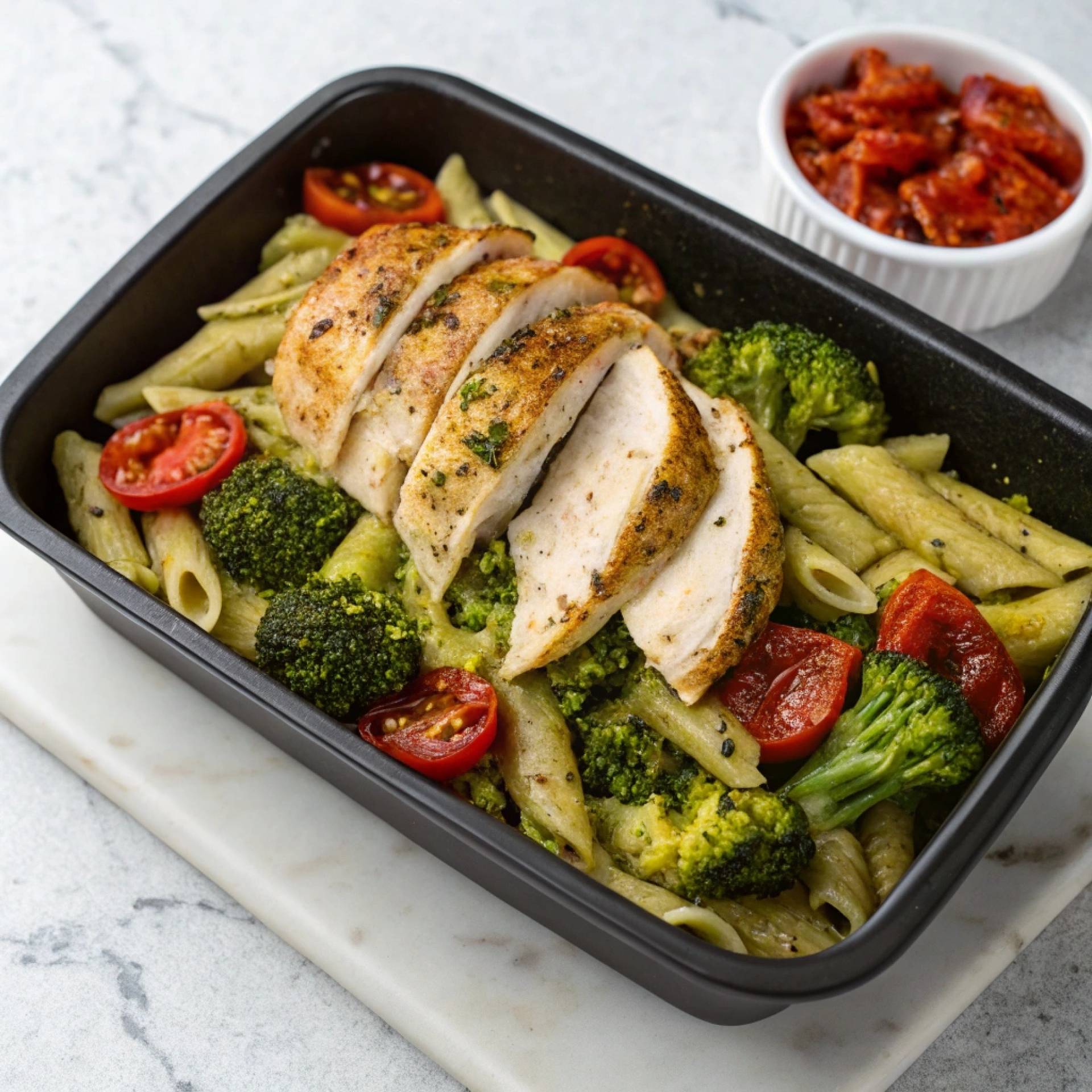 Gluten Free- Chicken Pesto Penne Pasta