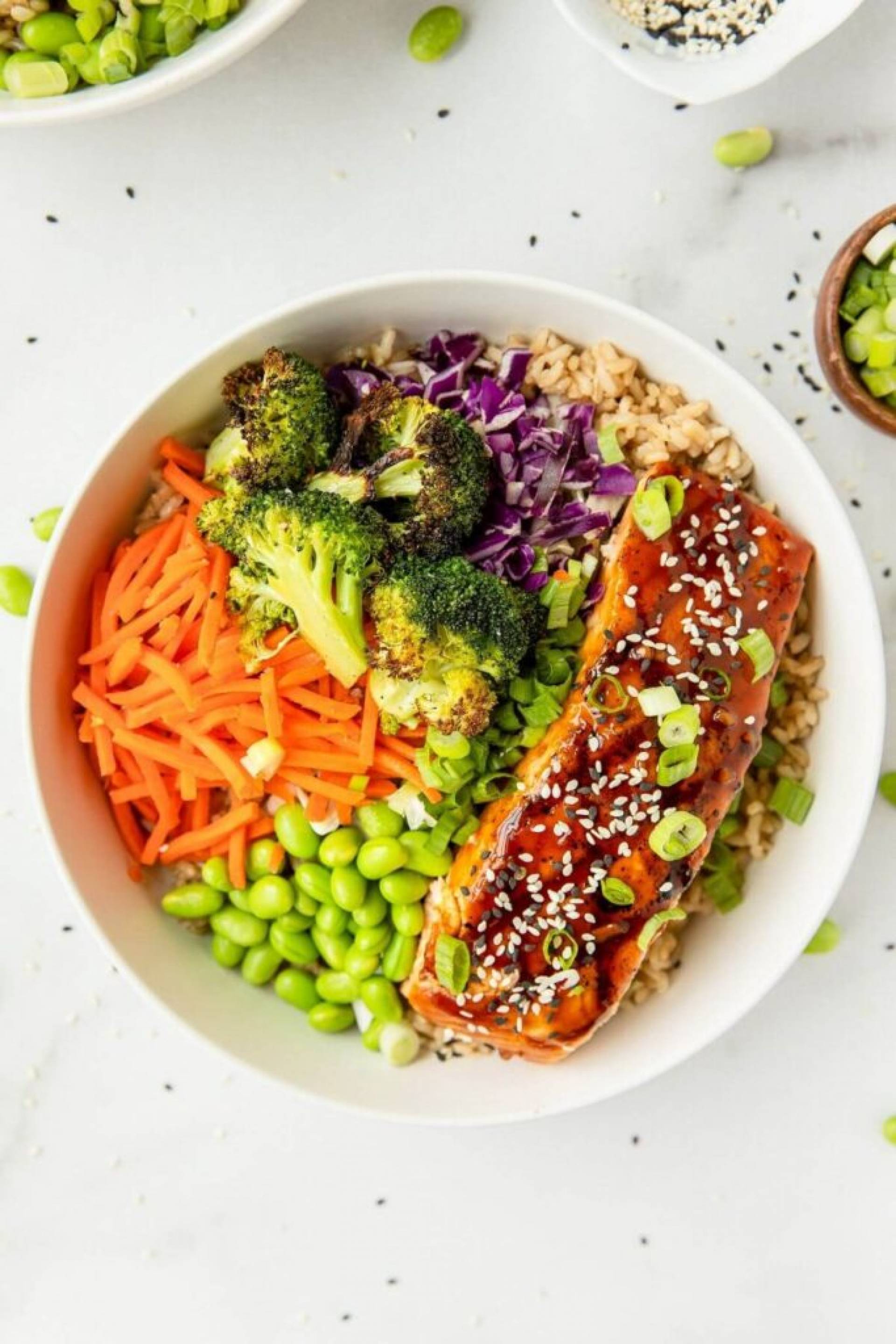 Teriyaki Salmon Bowl