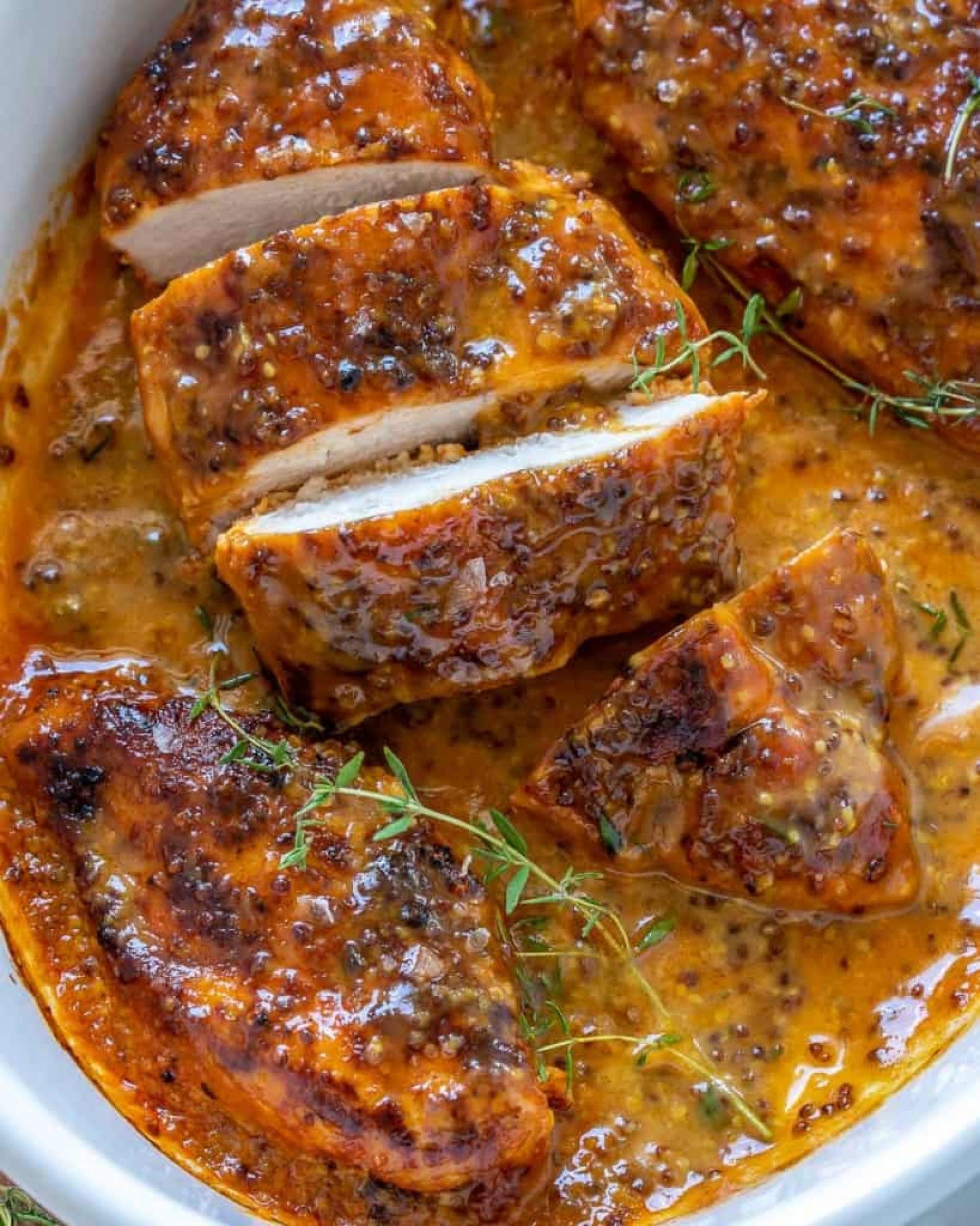 LOW CARB- Honey Mustard Chicken