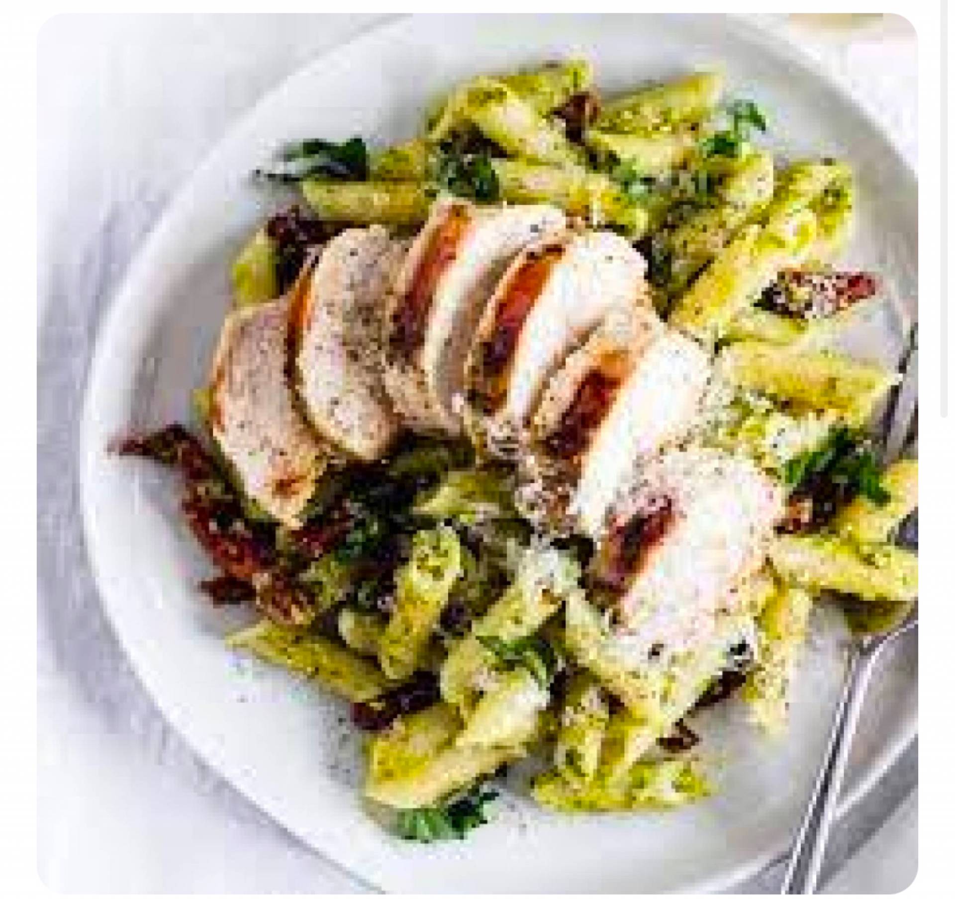 FAMILY- Gluten Free- Chicken Pesto Penne Pasta