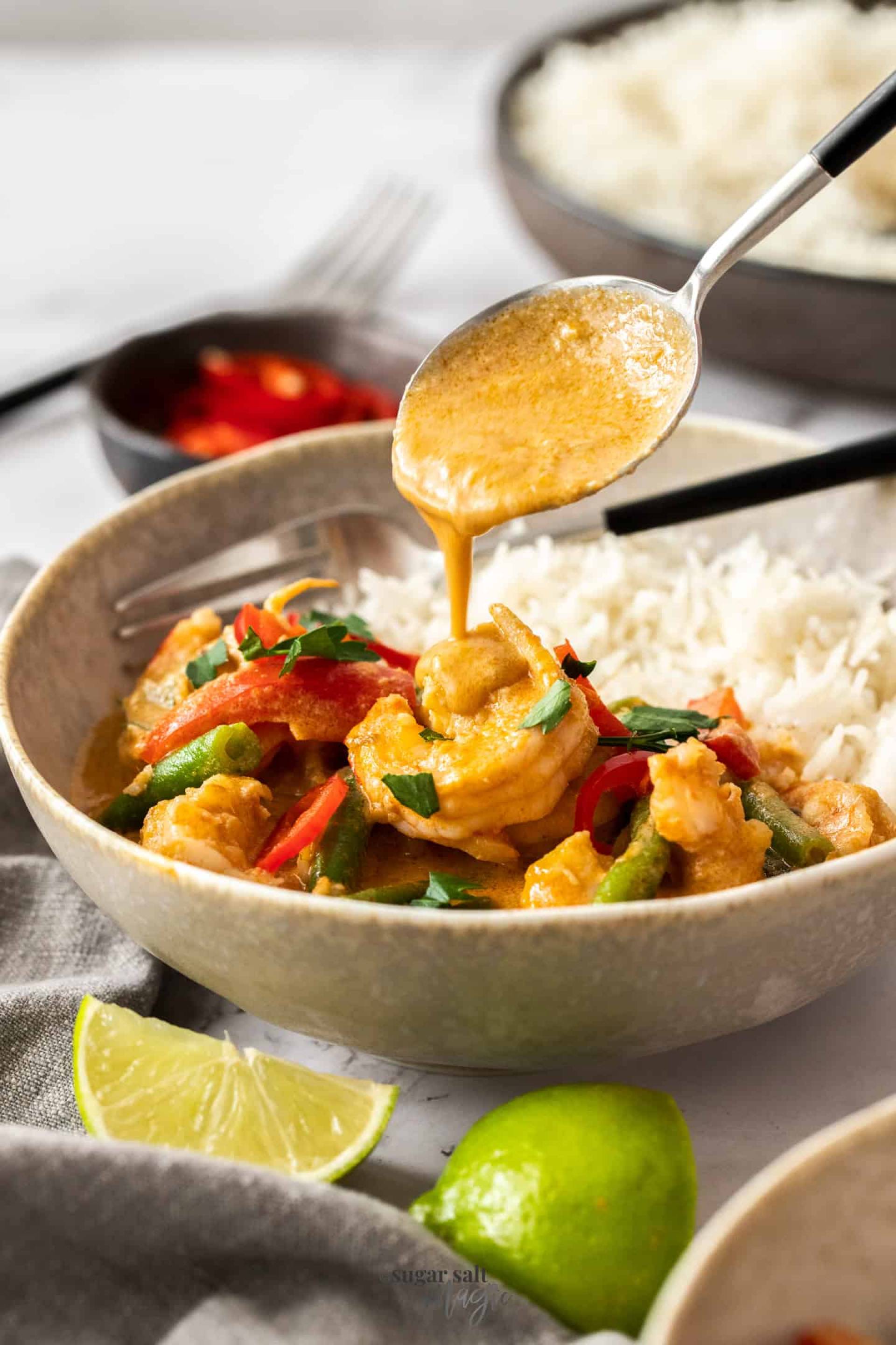 Prawn panang curry outlet