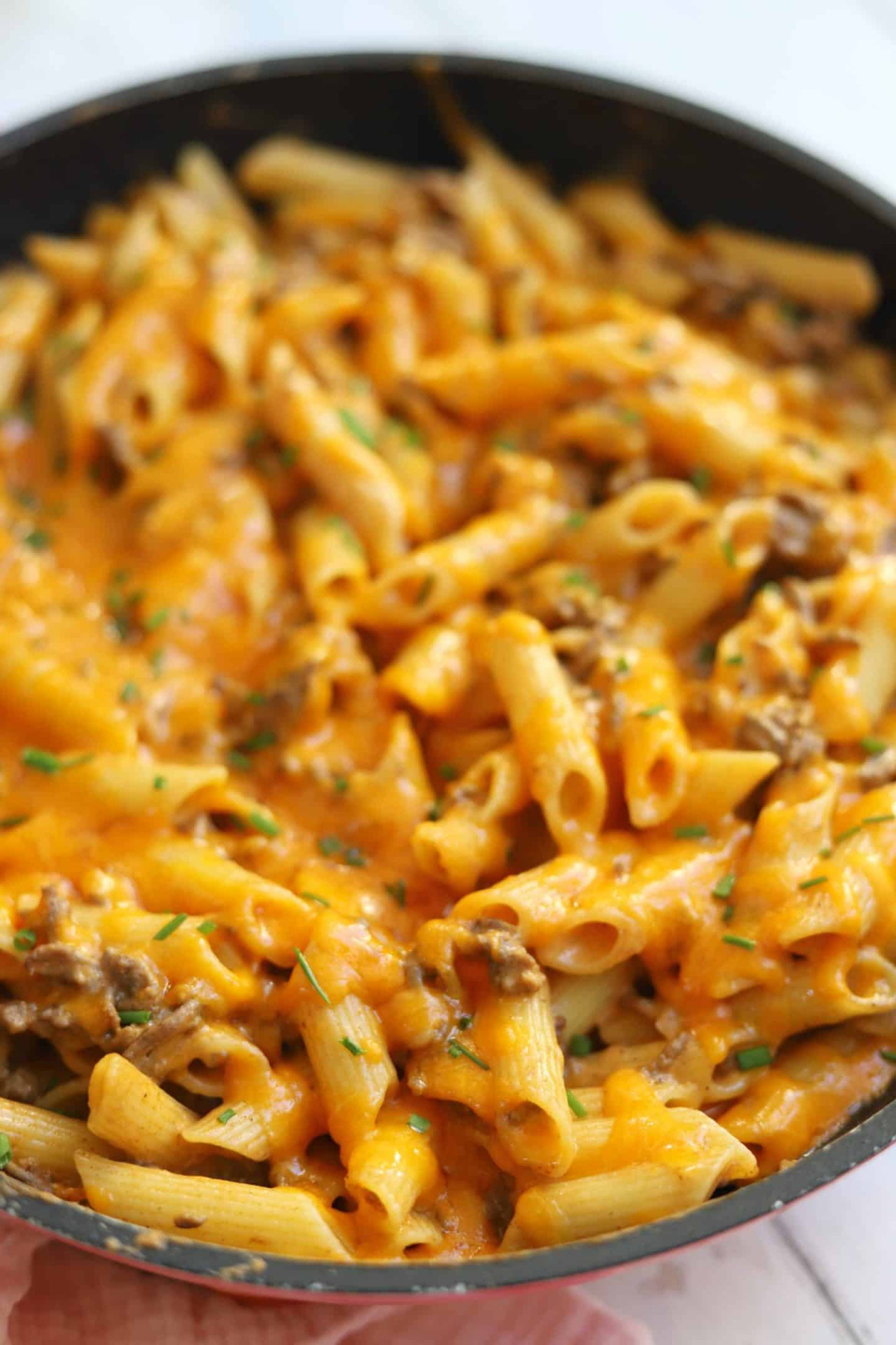 Cheeseburger GF Penne Pasta