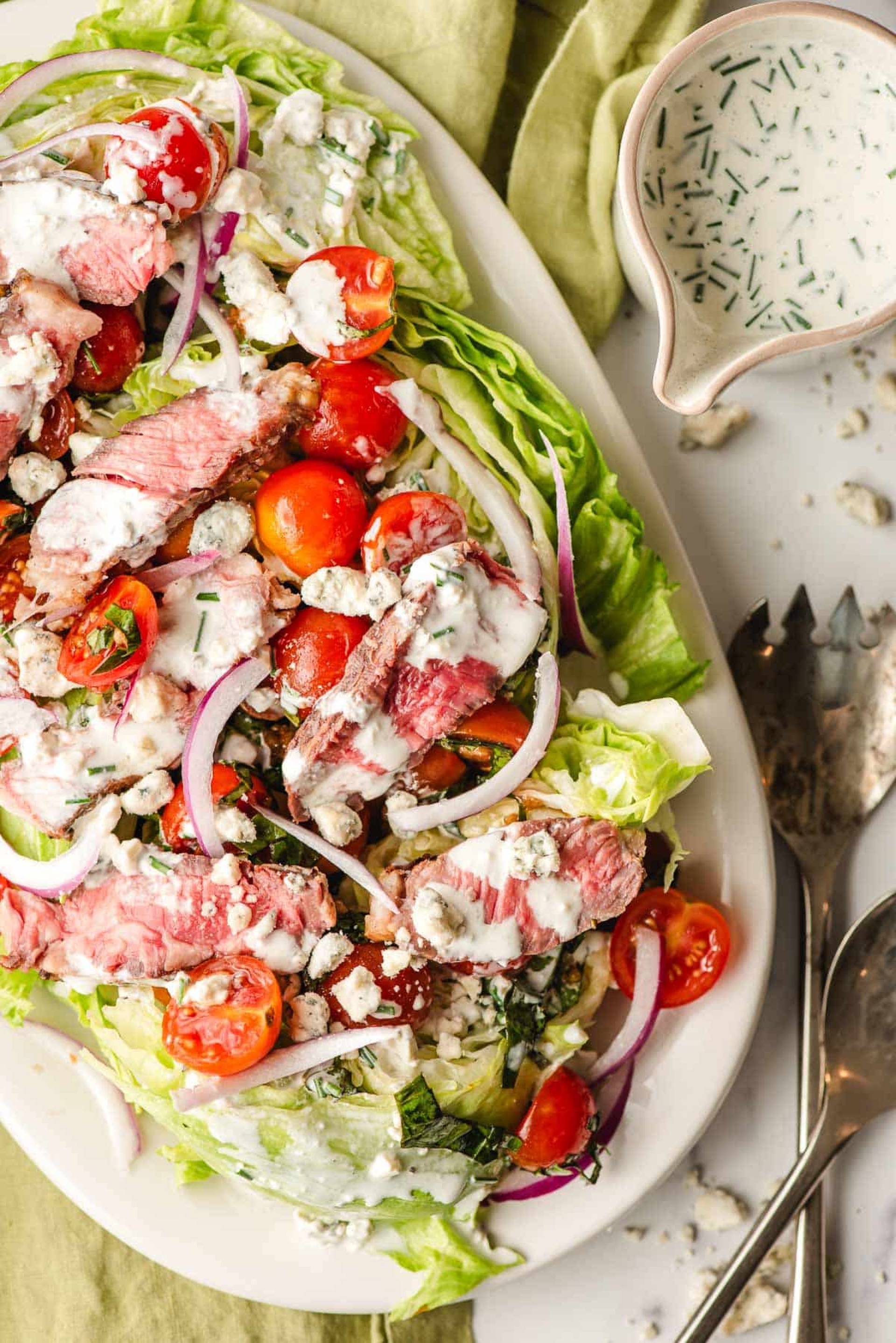 Salad - Steak and Blue Cheese Wedge