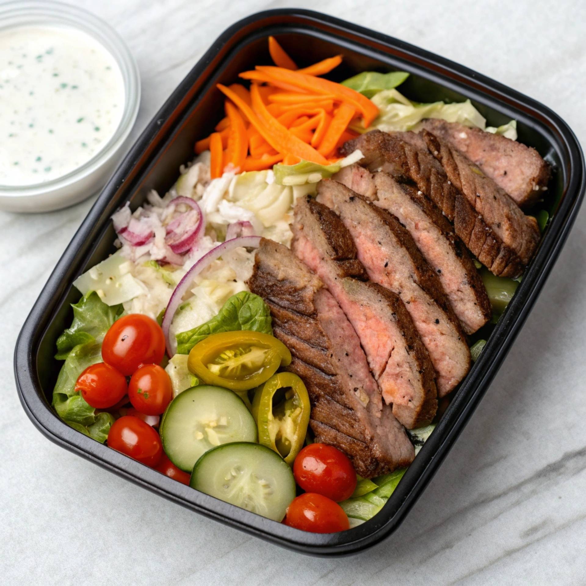 Salad - Steak and Blue Cheese Wedge