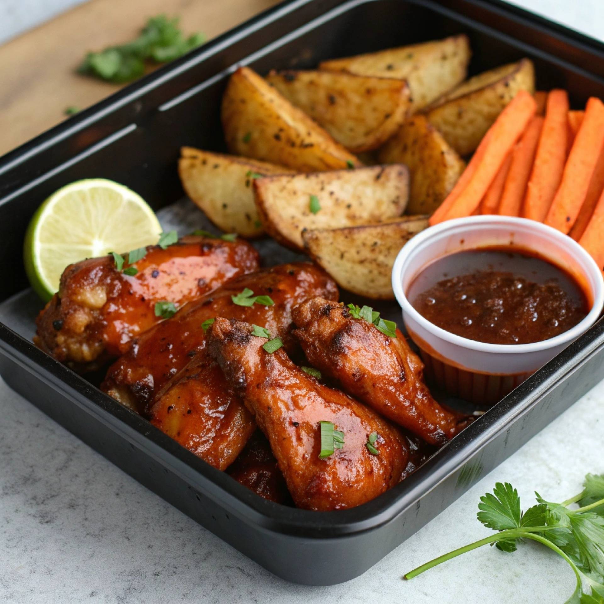 Grilled Honey Chipotle BBQ Wings