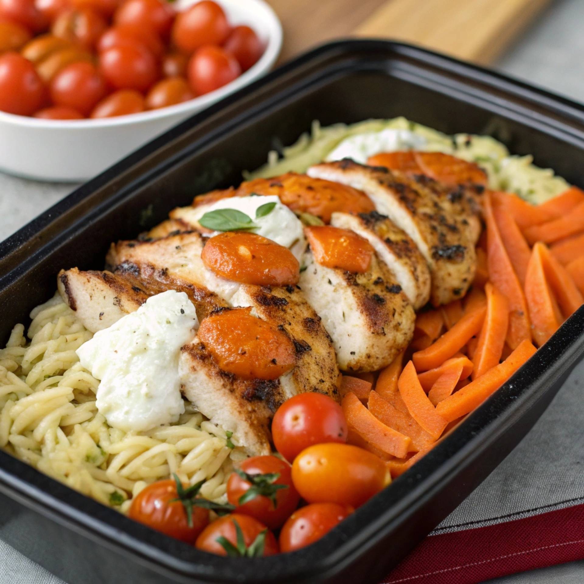 Italian Grilled Chicken and Orzo Pasta