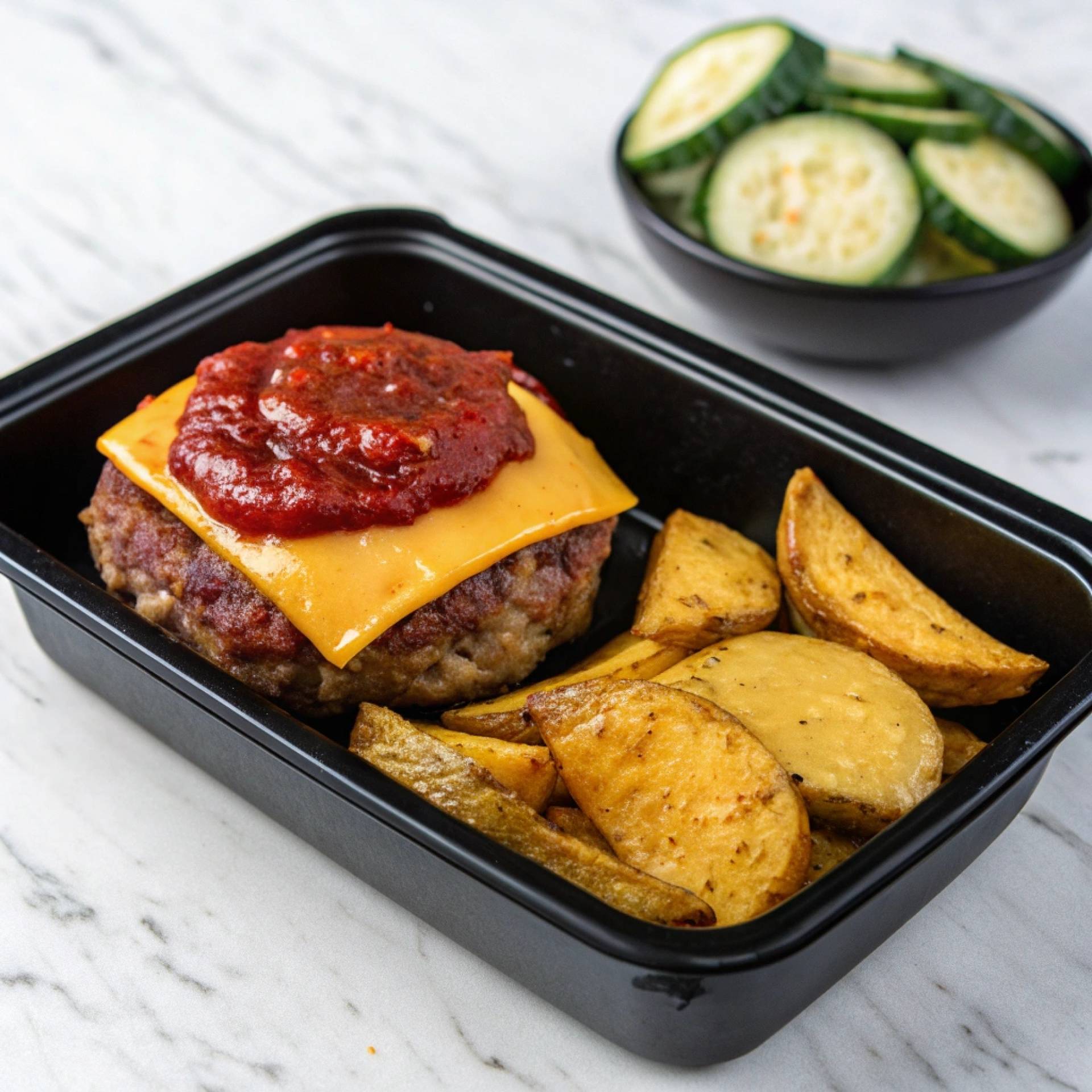 BBQ Tomato Jam Burger